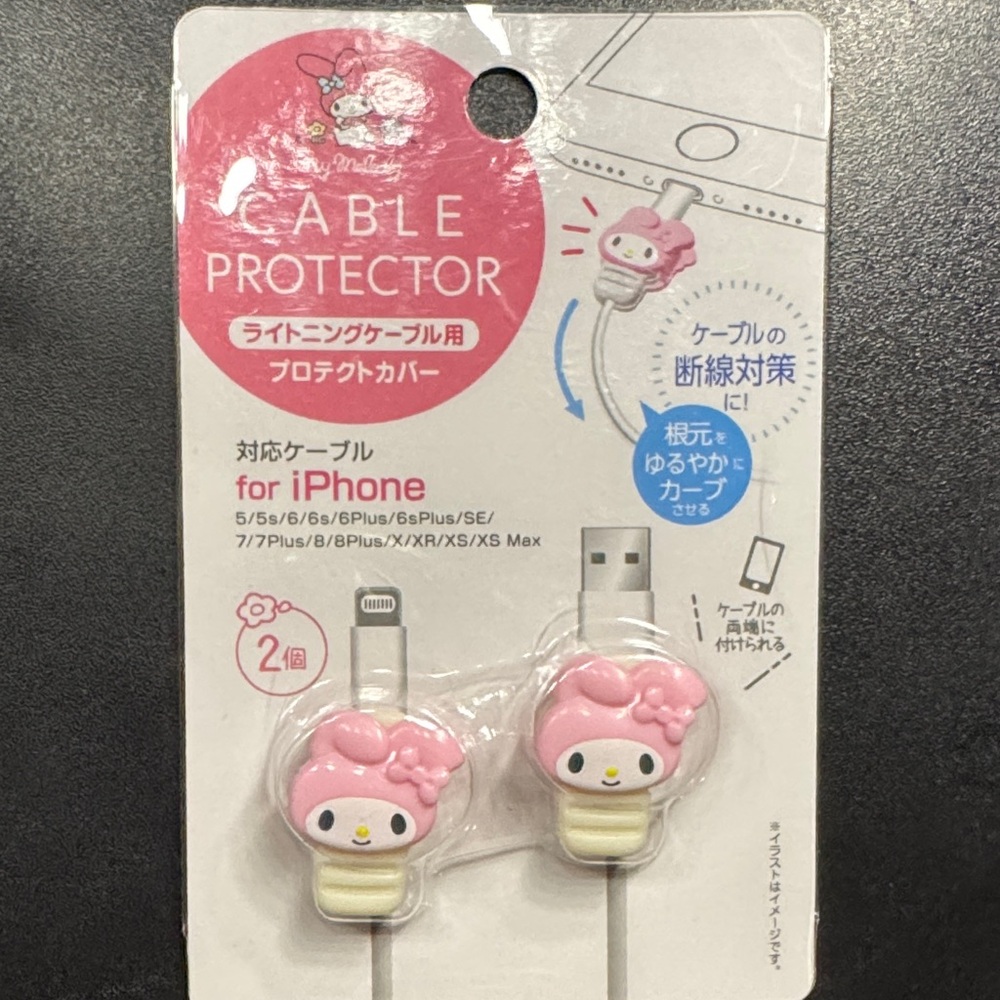 Hello Kitty Pink Cable Protector for iPhone